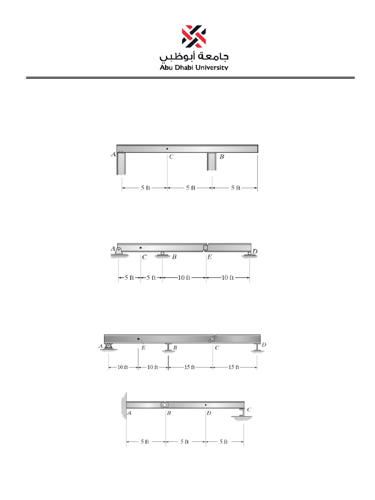 CIV 314 Homework 4: Influence Lines Analysis | PDF