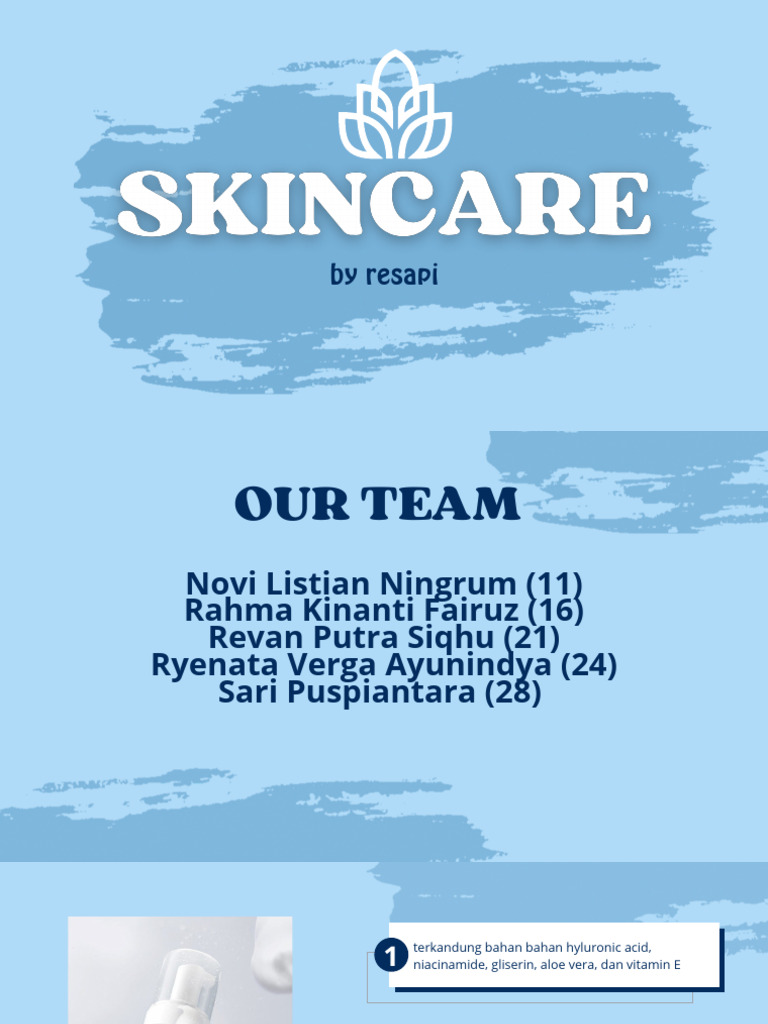 Blue and White Simple Aesthetic Group Project Presentation PDF | PDF