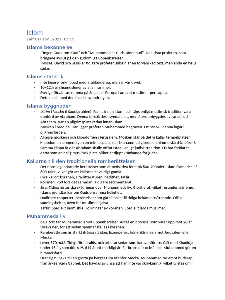 Islam | PDF