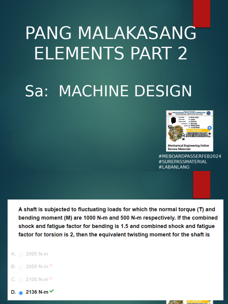 Pangmalakasang MD Elements Part 2 | PDF