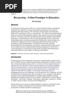 Download M-Learning  a New Paradigm in Education by dr gawdat SN7814977 doc pdf