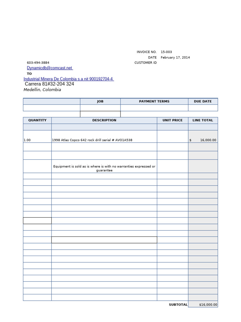 15-002 Industrail Machinery | PDF