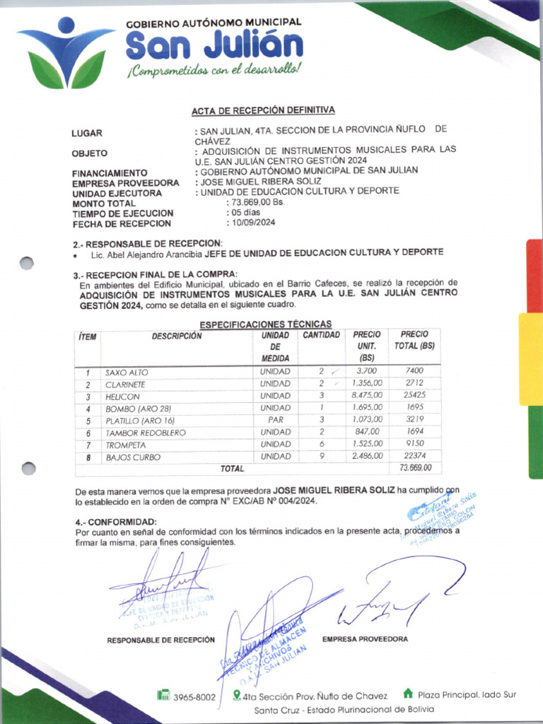 Proforma Julian | PDF