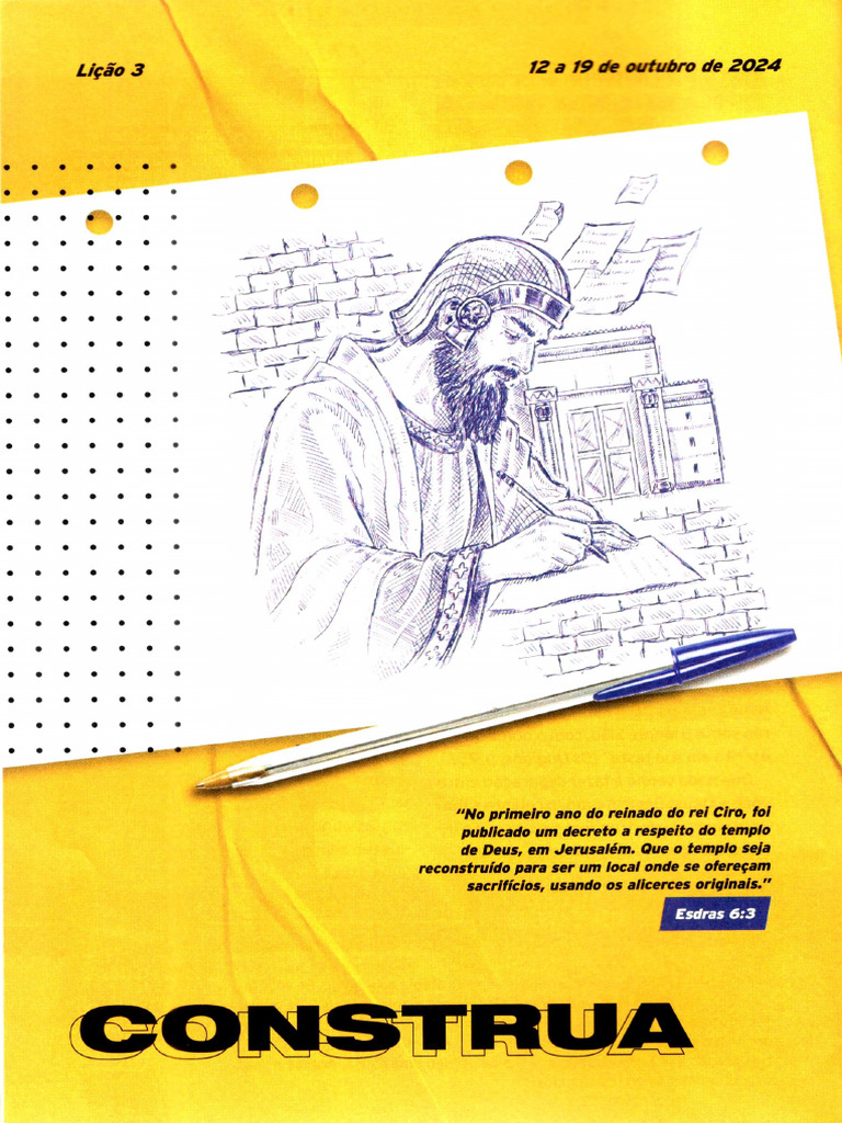 Lição 03. CONSTRUA - Adolescentes | PDF