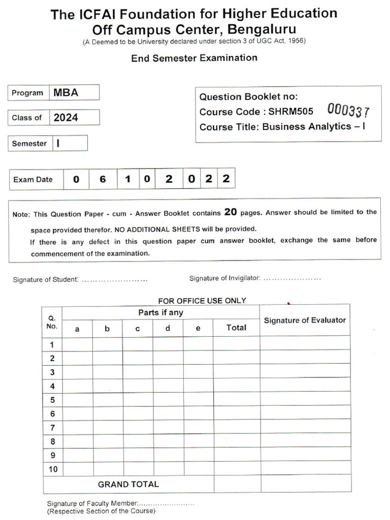 Mba Ba | PDF