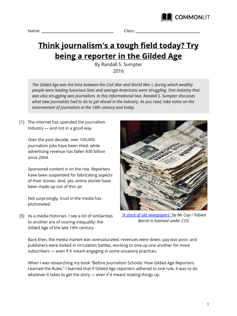 Samuel Bertschman Think Journalism's A Tough Field Today