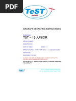 TST-13 Aircraft Manual With 503 Engine LSA Rev.1