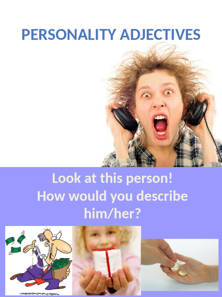 Personality Adjectives Pdf