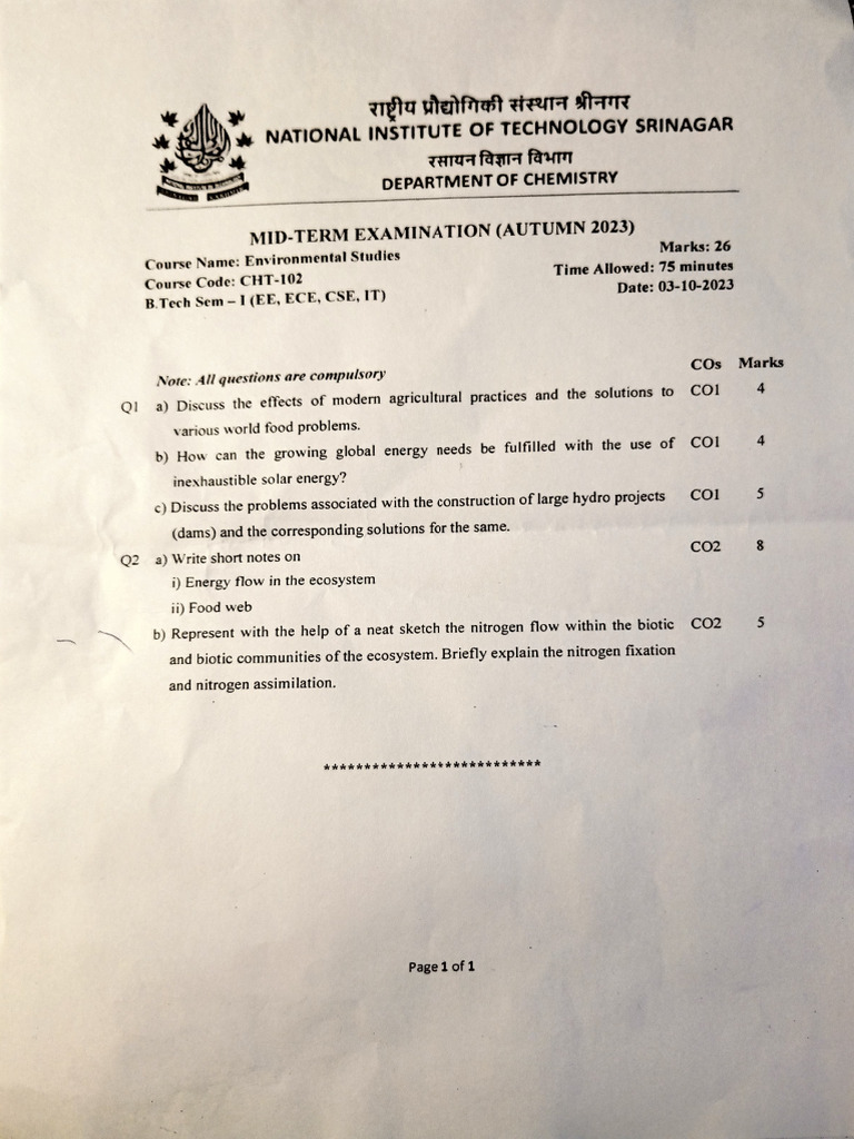Mid Terms Test Papers 2023 | PDF | Syllable