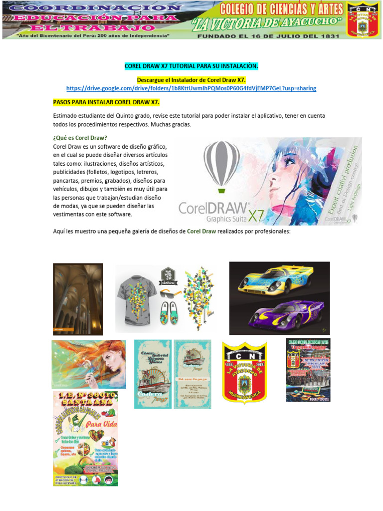 Tutorial de Instalación Corel Draw X7 | PDF | Informática | Software