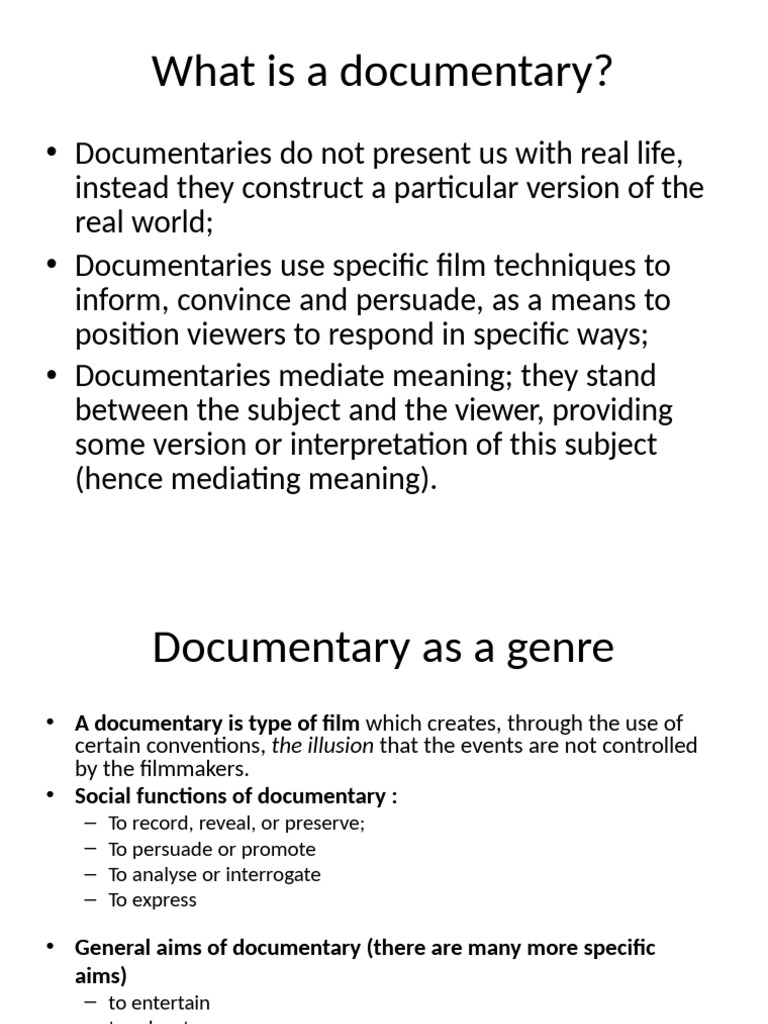 Aparat Film Genre