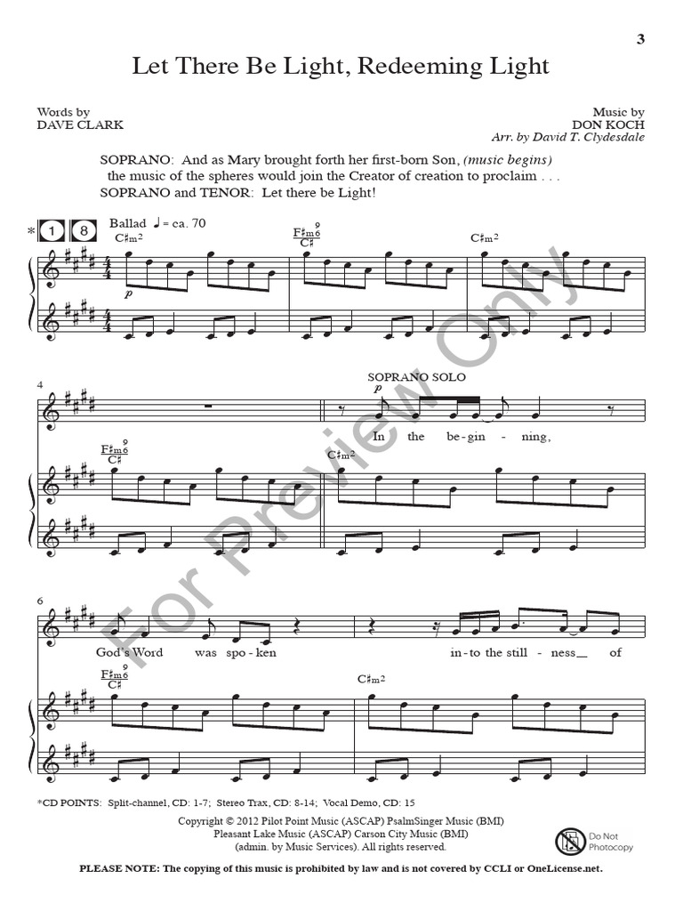 Let There Be Light - Print - Watermarked | PDF