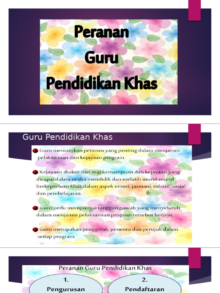 Peranan Guru Pendidikan Khas Pdf