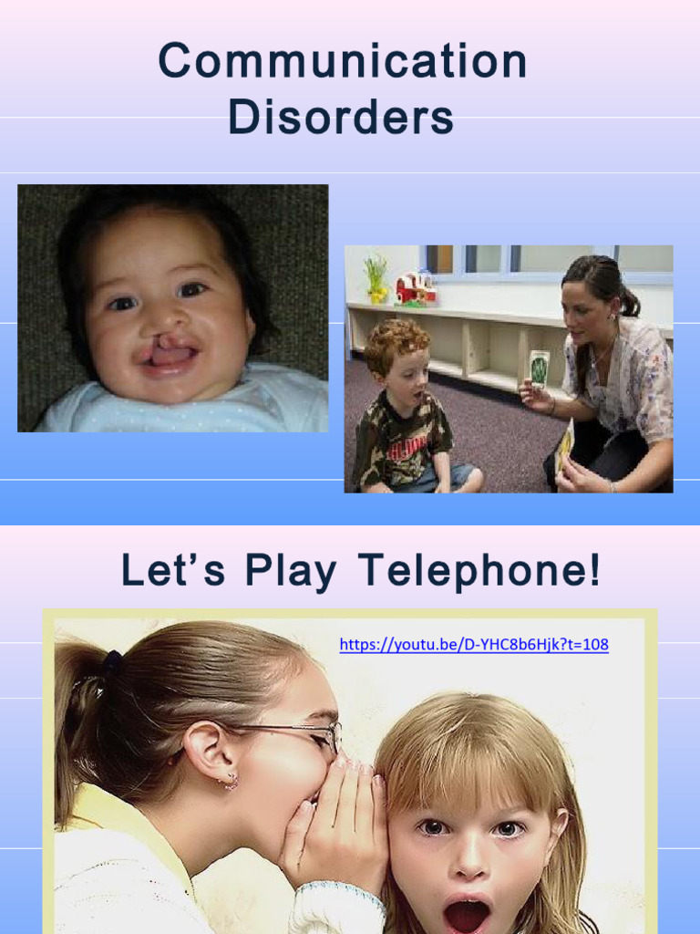 Understanding Communication Disorders | PDF | Speech | Word