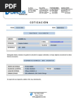 Modelo de Cotizacion en WORD