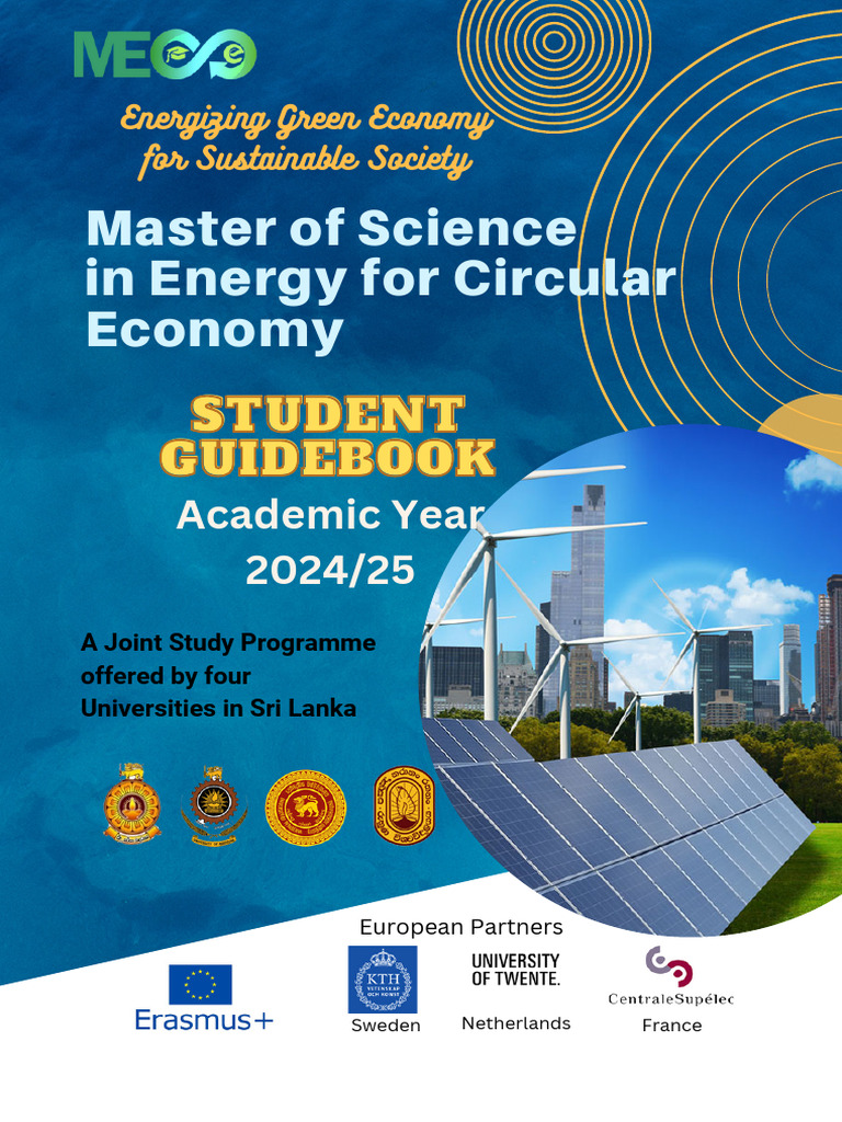 MSC (Energy For CE) Student Guidebook-2024 | PDF | Sustainability ...