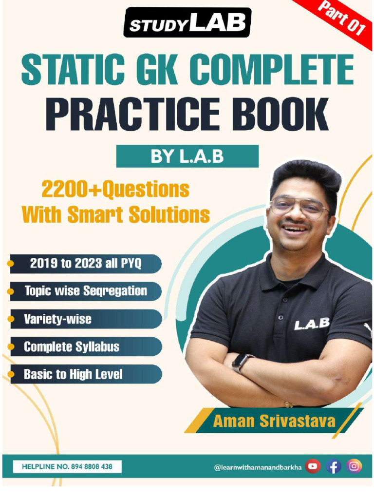 (Static GK) Static GK Complete Solution File 1. [English] | PDF | Dances