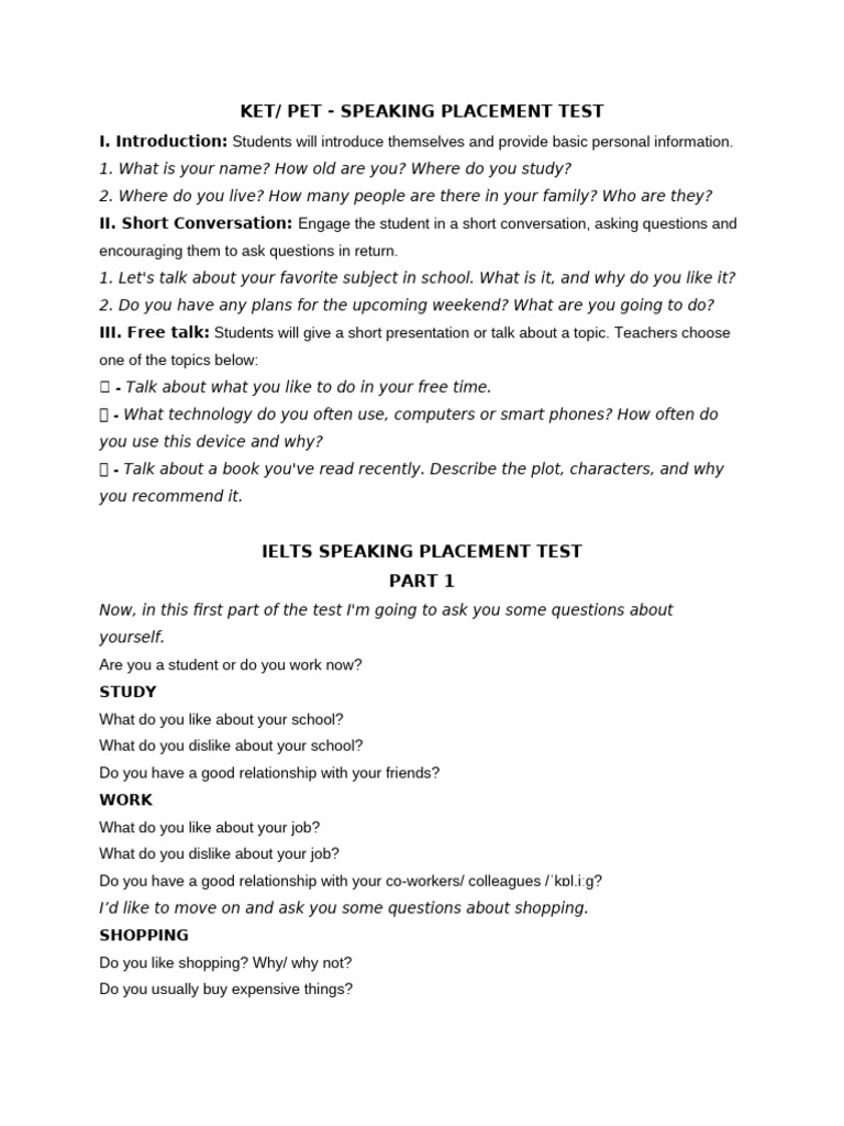 If test speaking copy pdf