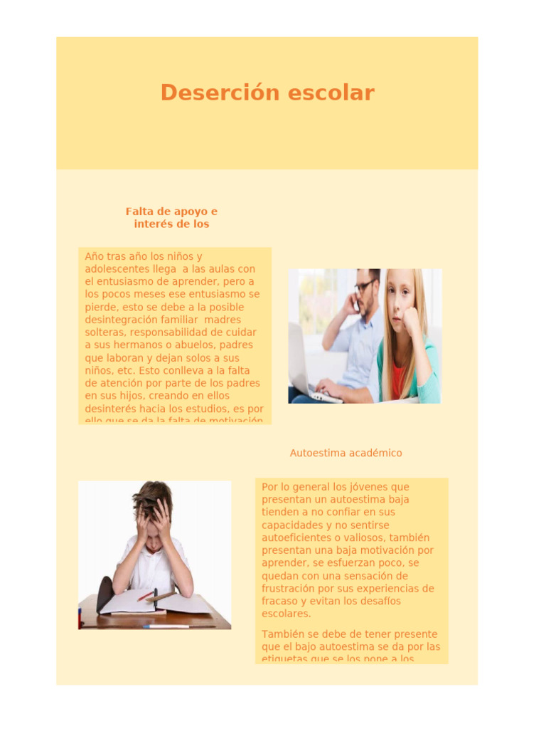 Deserción Escolar | PDF