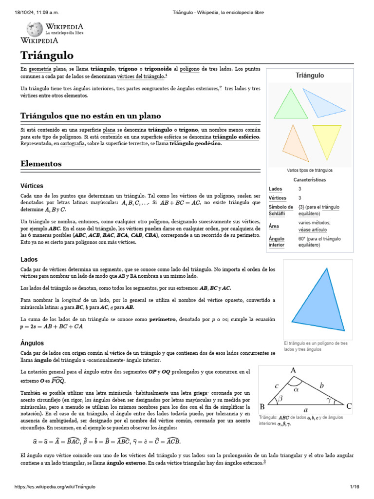 Triángulo 1 Pdf Triángulo Geometría Elemental