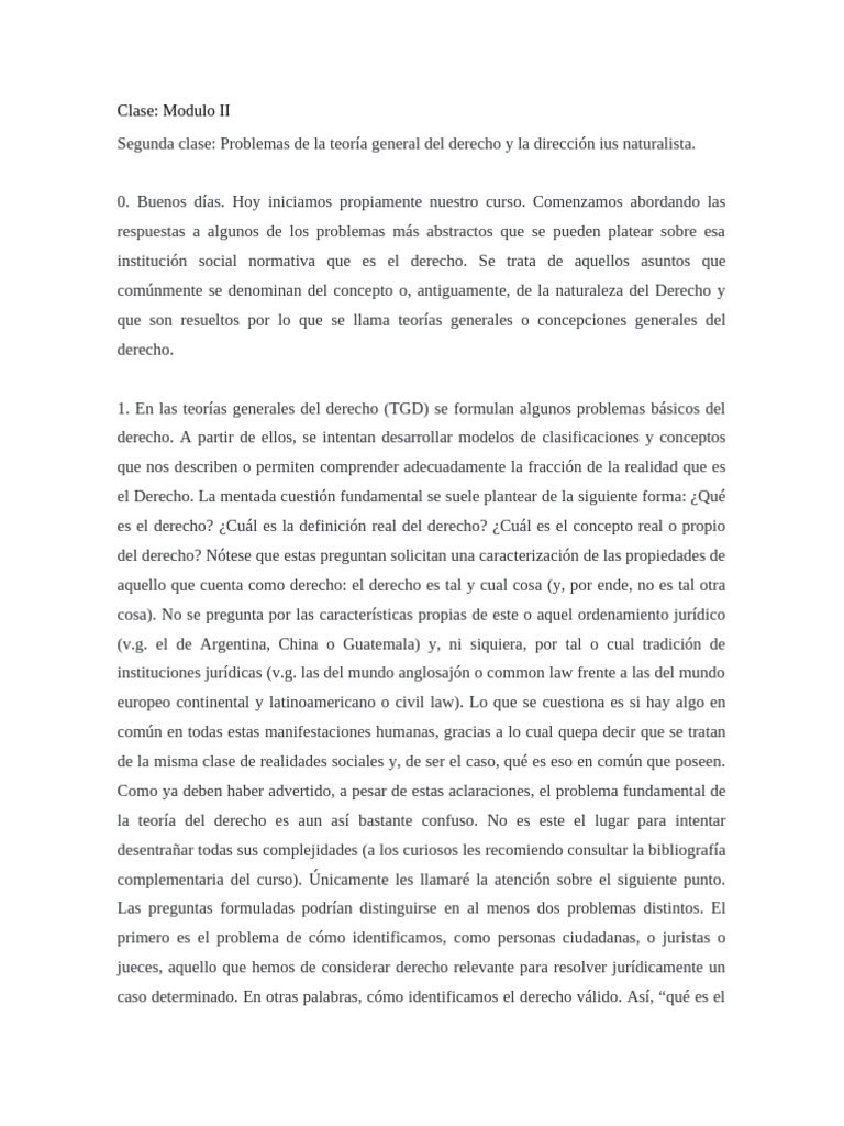 Problemas del Derecho y Iusnaturalismo | PDF | La Ley natural | Moralidad