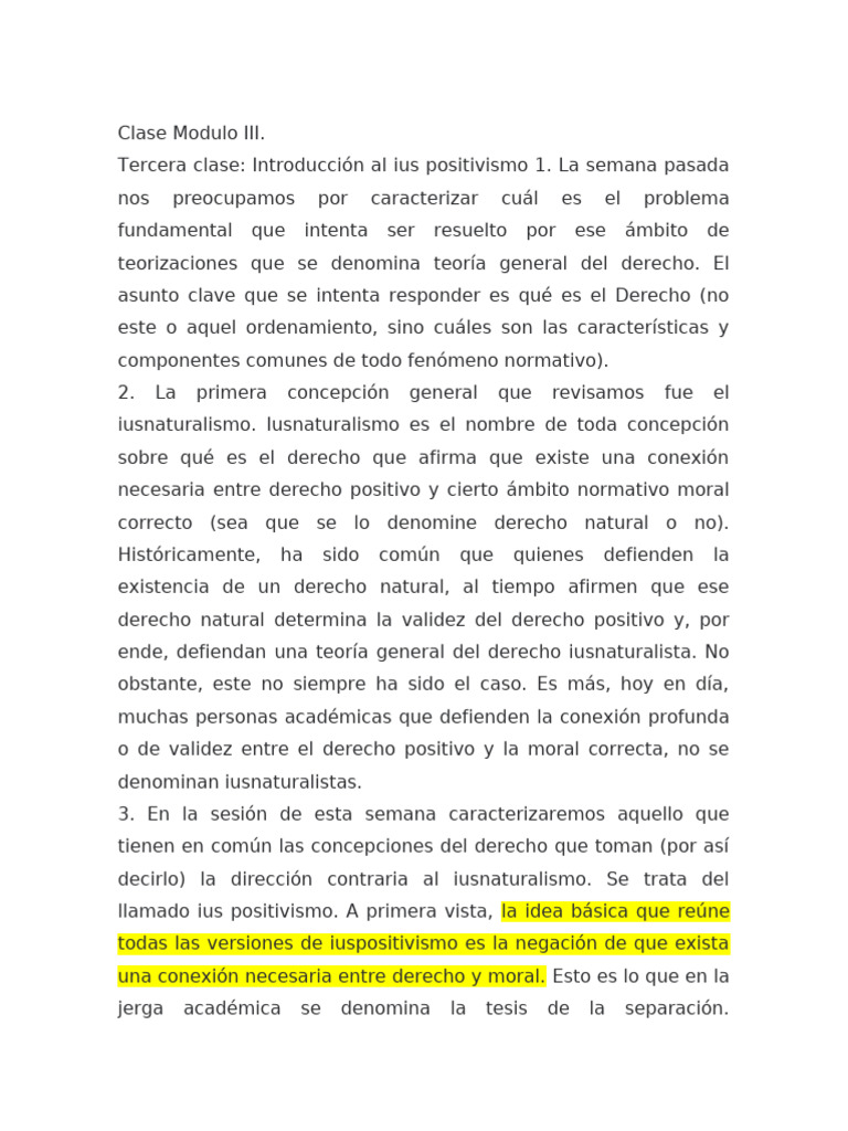 Clase Profesor Modulo III | PDF | La Ley natural | Moralidad