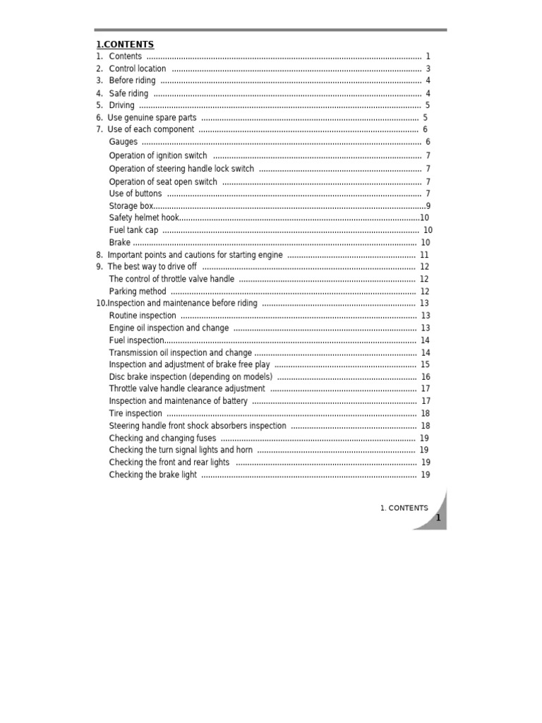 Motorcycle Safety and Maintenance Guide | PDF | Brake | Tire