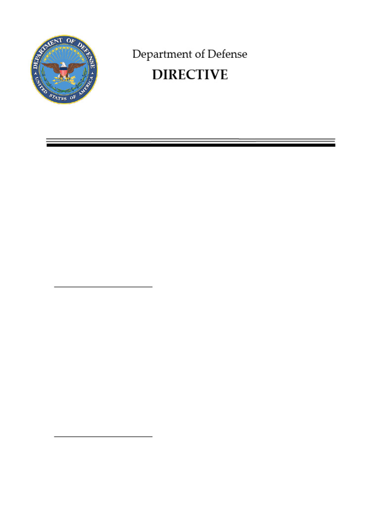 09-27-2024 - DoD Directive Lethality Domestic Prior Cancelled | PDF ...
