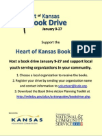 Heart of Kansas Book Drive Flyer