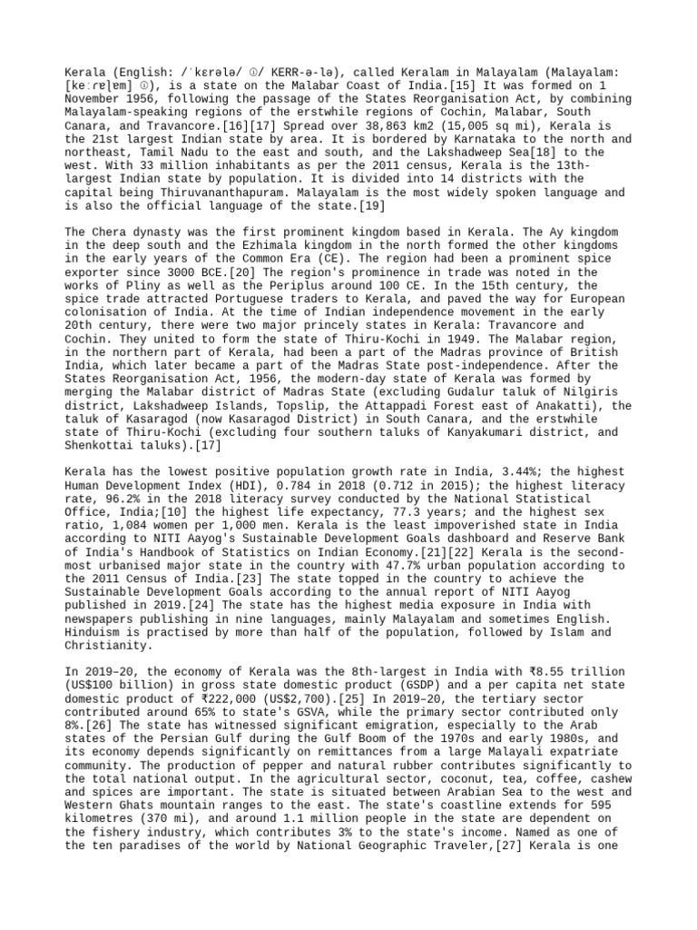 KERALA BASIC FACTS IN MALAYALAM PDF DOWNLOAD visual data 8