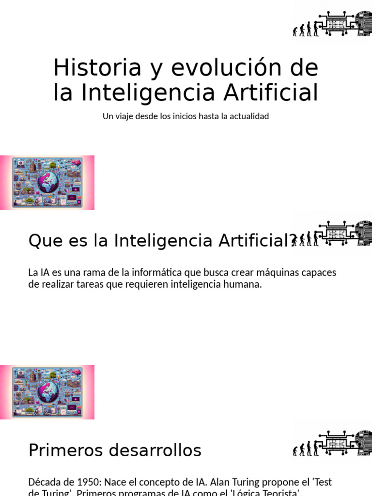Historia y Evolución de La Inteligencia Artificial | PDF