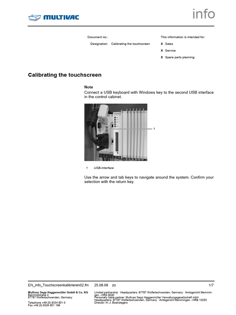Touchscreen Calibration Guide | PDF | Computer Science | Computer ...