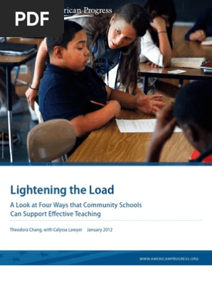 Lightening the Load: A Look at Four Ways that Community Schools Can Support Effective Teaching