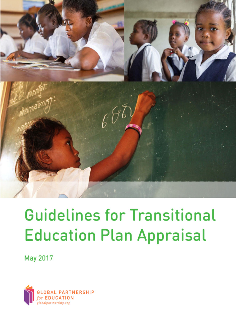 2017 06 Gpe Guidelines Transitional Education Plan Appraisal | PDF ...