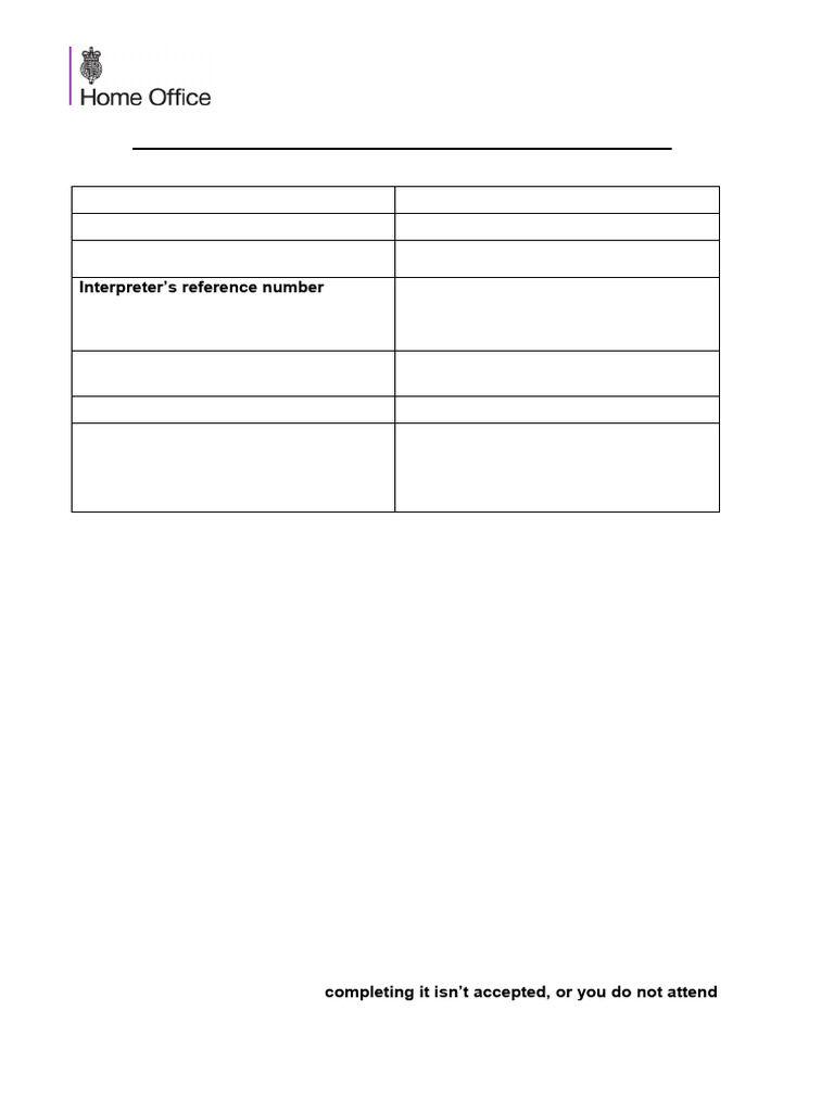 Asylum Registration Questionnaire Guide | PDF | Detention (Imprisonment ...