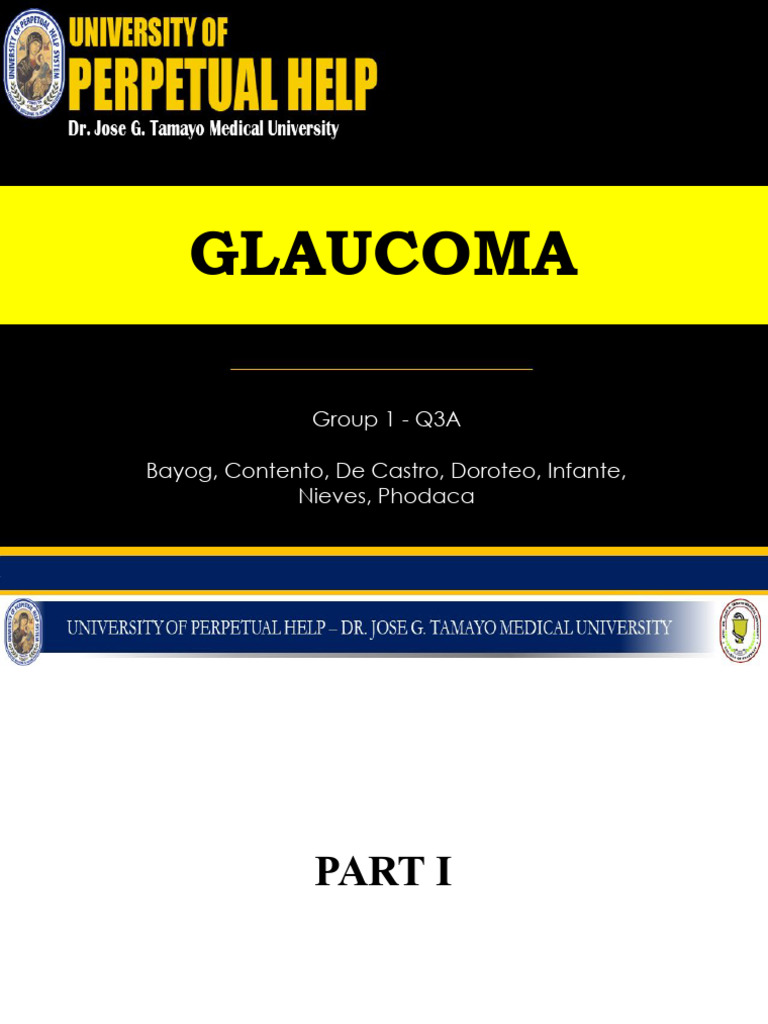 Glaucoma Pdf Glaucoma Medical Specialties