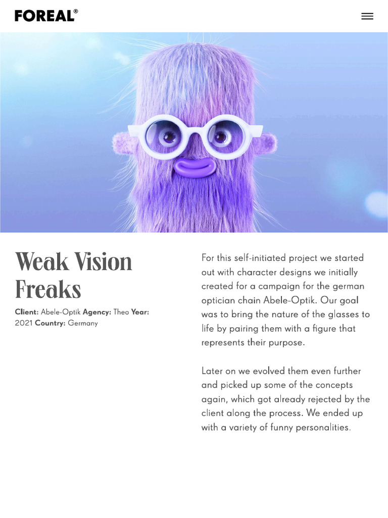 Weareforeal2024project Weak Vision Freaks | PDF