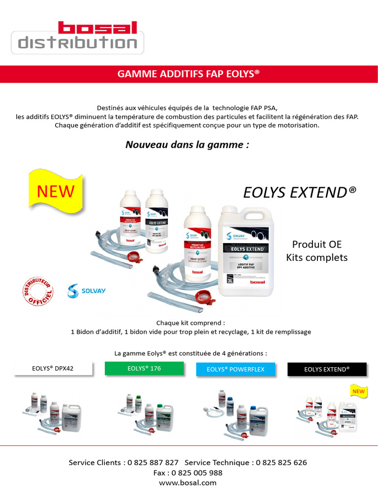Additifs EOLYS® pour véhicules FAP PSA | PDF | Fabricants de véhicules ...