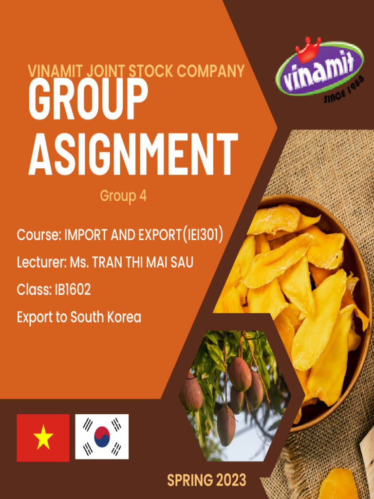 Iei301 spring2023 group 4 export dried mango pdf letter of credit