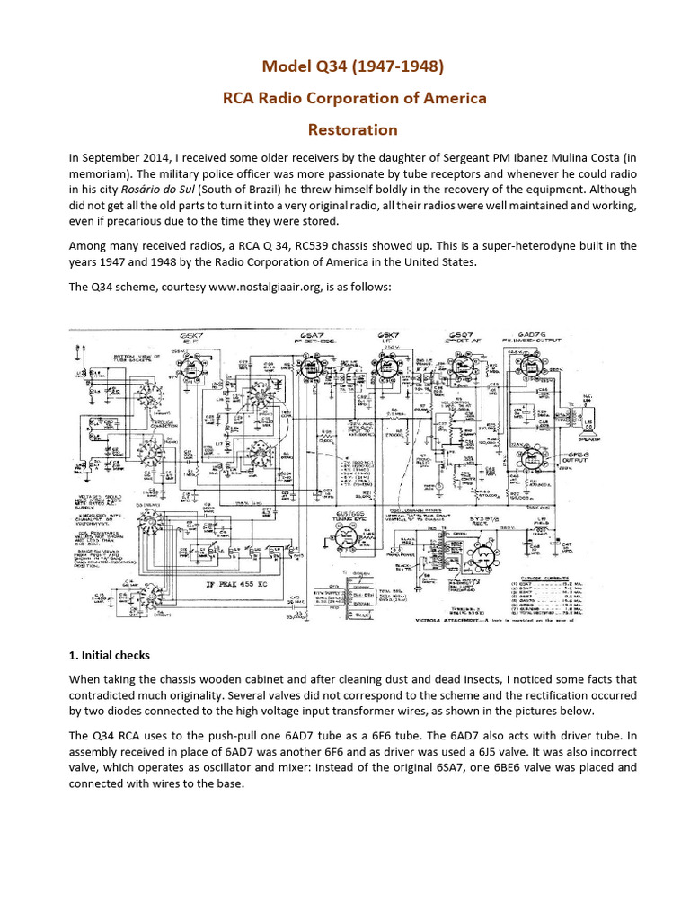RCA English Q34 | PDF | Rectifier | Vacuum Tube