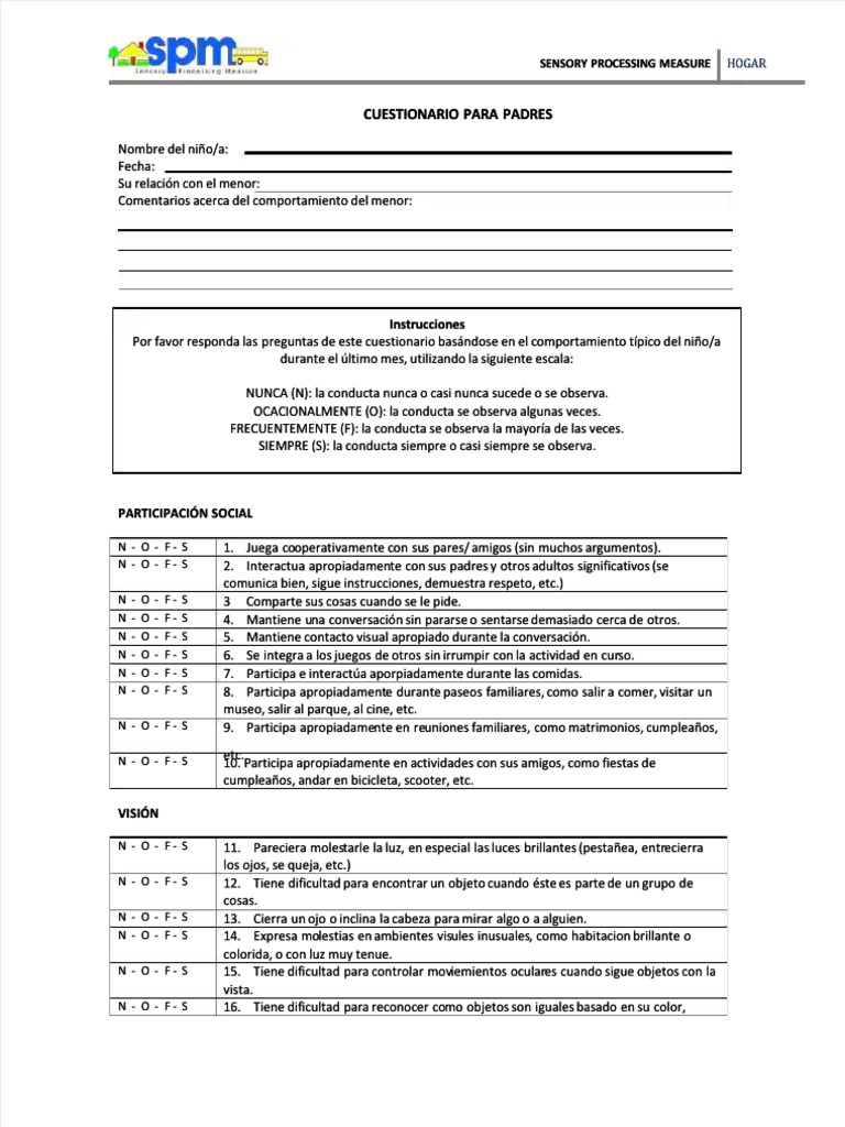 PDF SPM 5 A 12 Anos Hogar - Compress | PDF | Artes del Lenguaje y ...