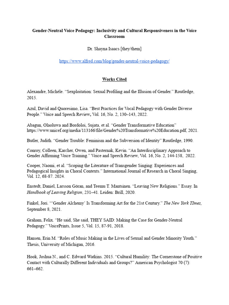 GenderNeutral Voice Pedagogy_ Inclusivity and Cultural Responsiveness in the Voice Classroom