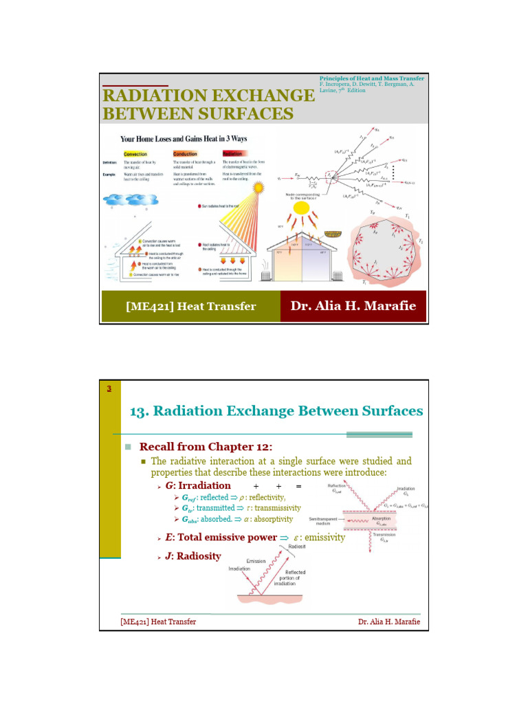 Radiation Exchange in Isothermal Enclosures | PDF | Transport Phenomena ...