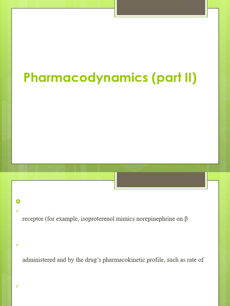 Drug-Receptor Interaction Insights | PDF | Receptor Antagonist | Agonist