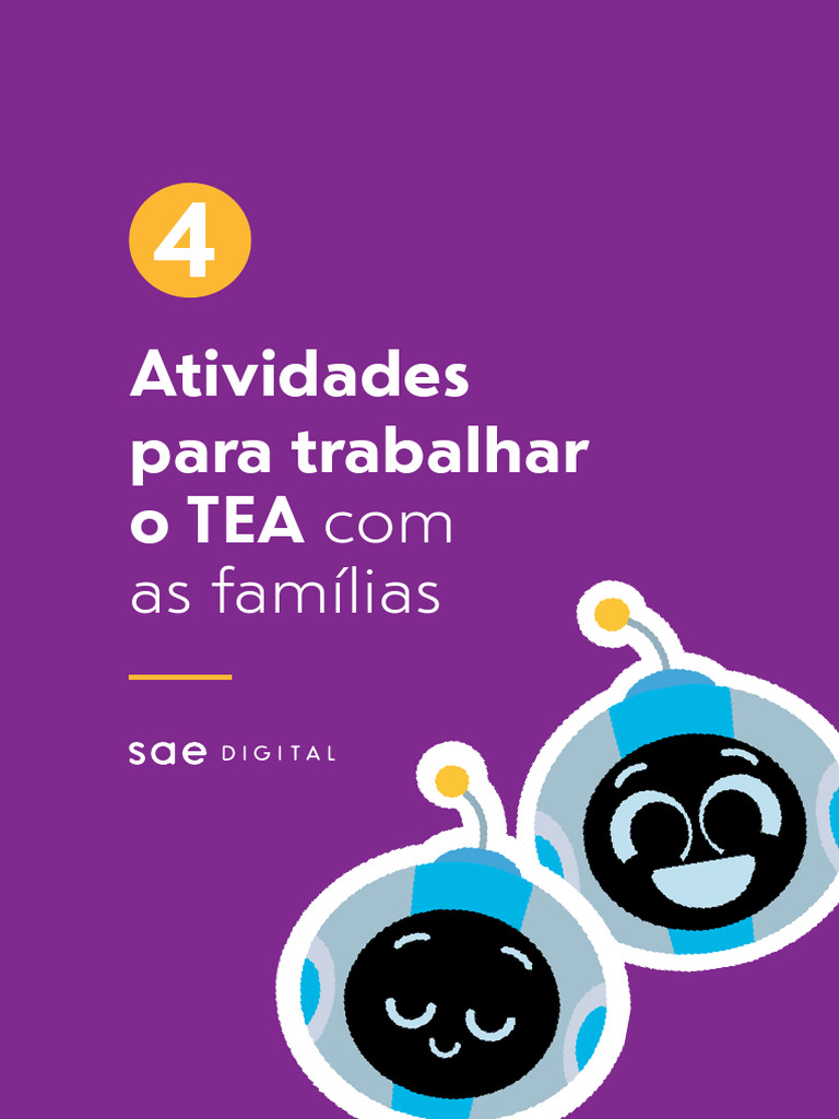 Atividades para TEA com Famílias | PDF | Comunicação | Espectro do autismo