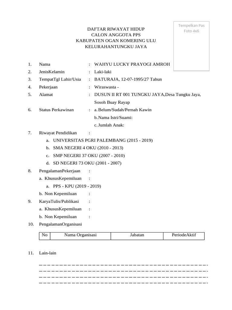 Surat DRH | PDF