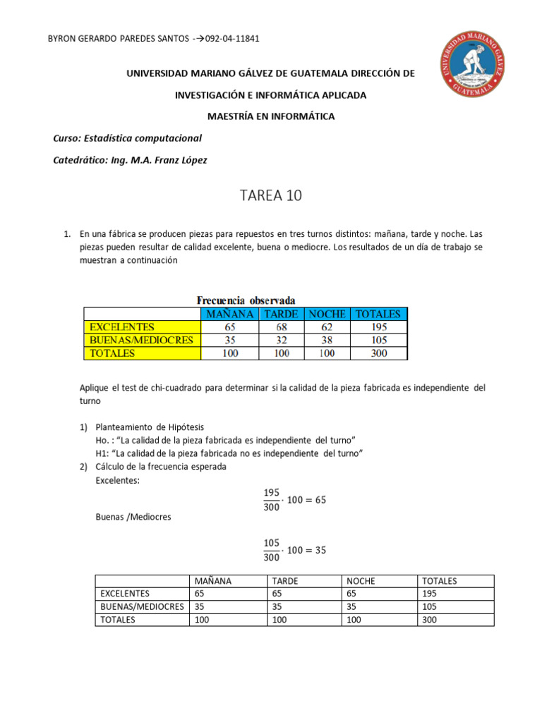 Tarea 10 | PDF | Metodología | Método científico