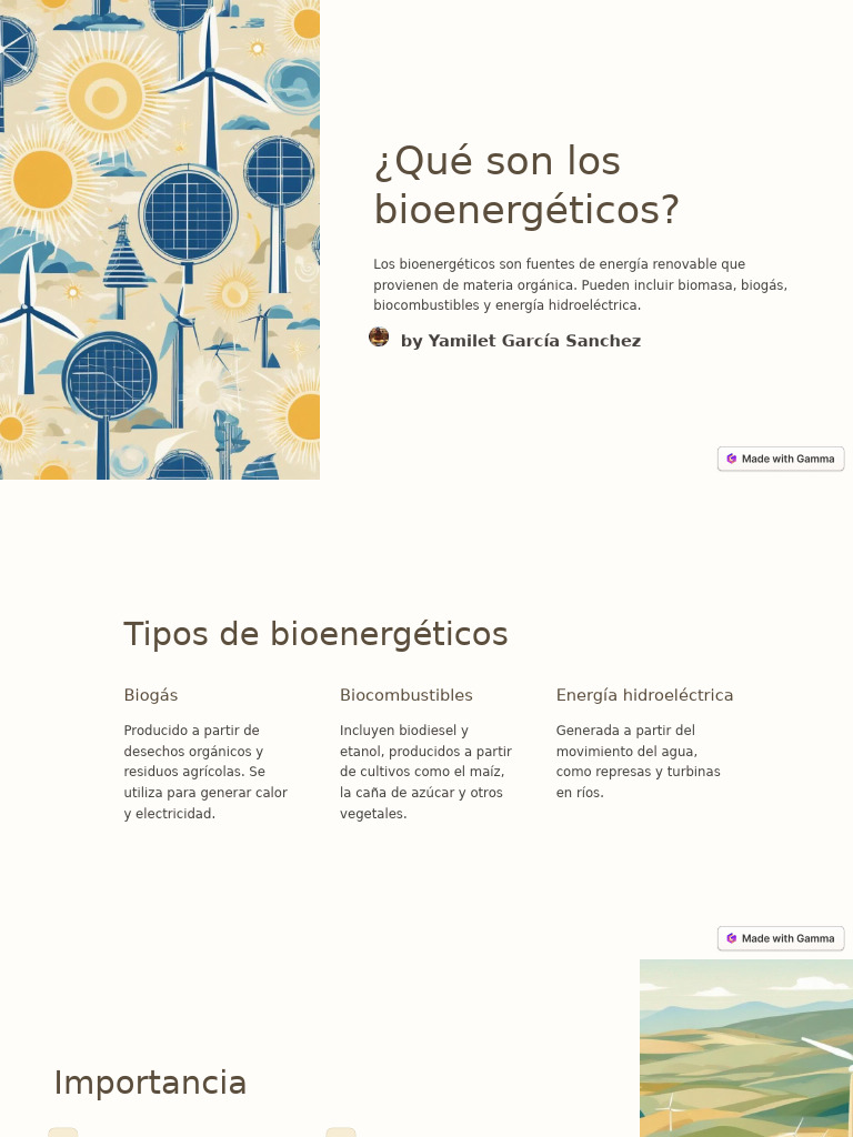 Que Son Los Bioenergeticos | PDF | Biocombustible | Energía renovable