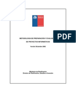 Metodología de Preparación y Evaluación de Proyectos Informáticos