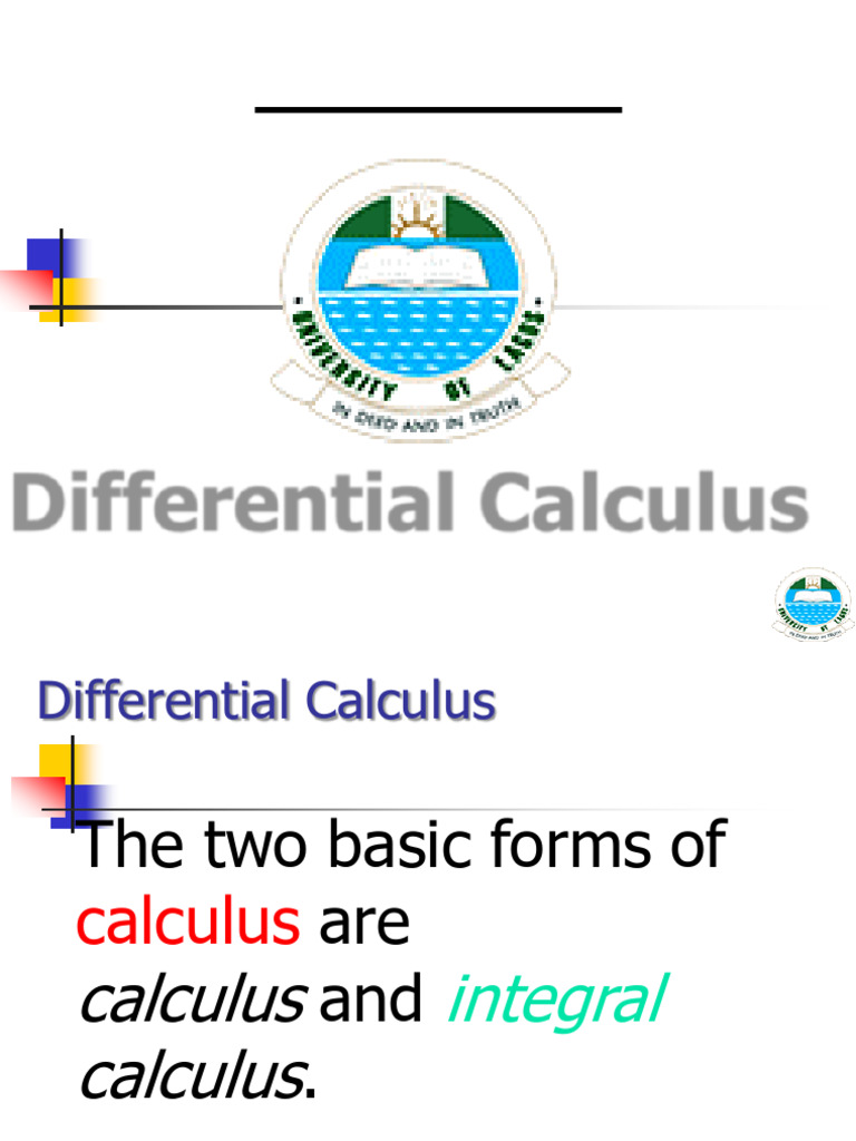 Understanding Differential Calculus | PDF | Derivative | Trigonometric ...